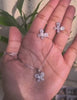 Sparkling Butterfly Jewelry Set – Baguette & Round Cut Zirconia
